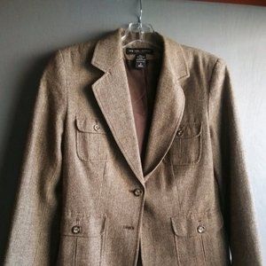 New York & Company Brown Jacket - Size 4